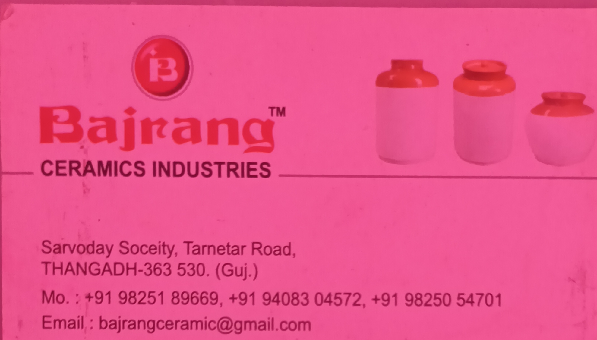 bajrang ceramic industries 
